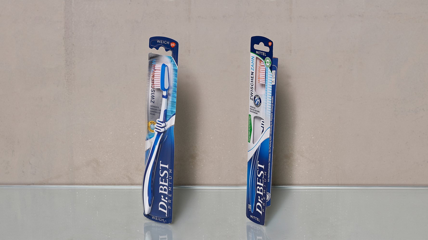 WorldStar Winner Aquafresh / Dr.BEST plasticfree toothbrush packaging