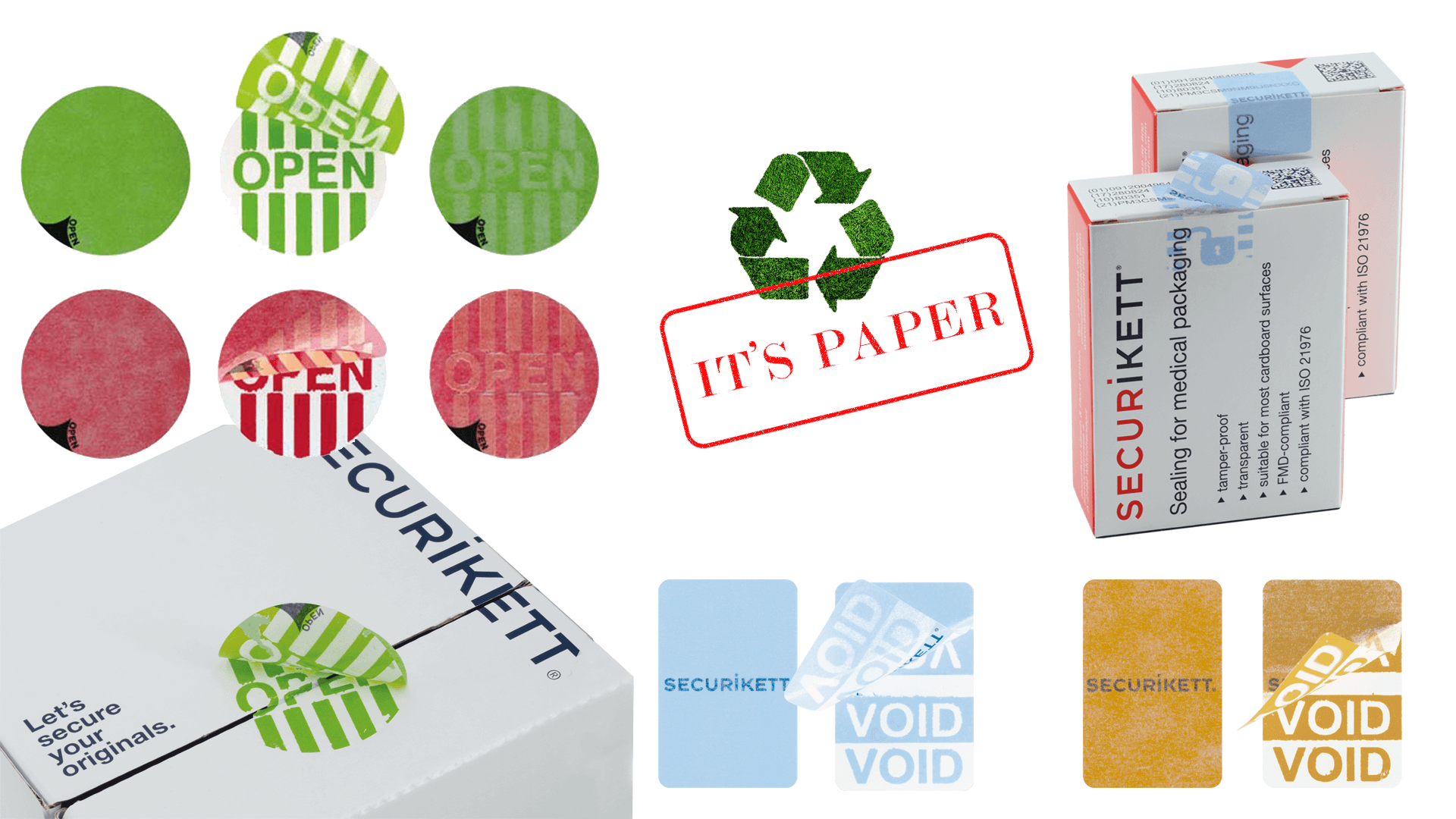 Security Tag Paper WorldStar Winner: IT'S PAPER - Series of paper-based security labels ...