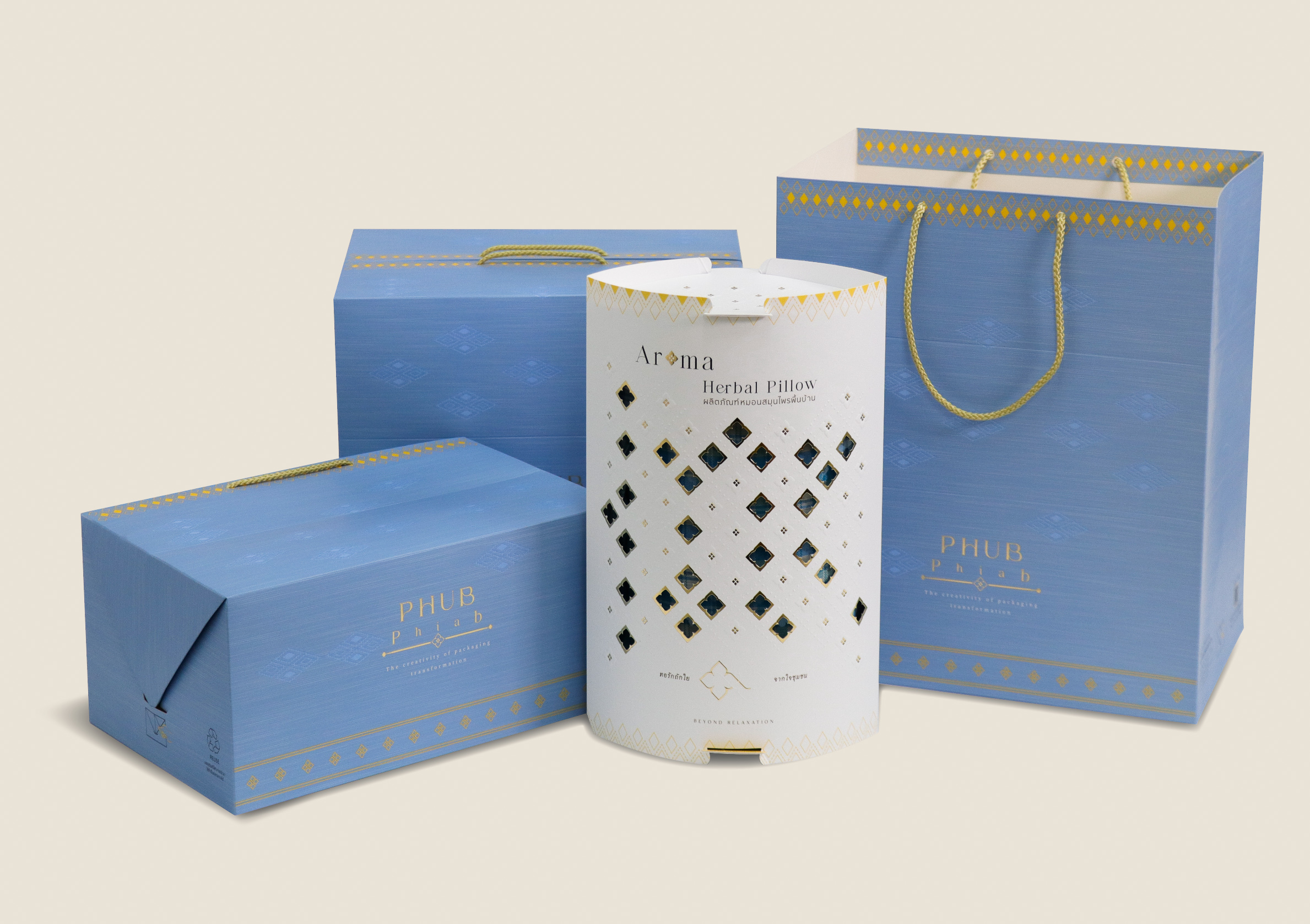 WorldStar Winner: Good Relaxation Aroma Pillow with Reusable Packaging